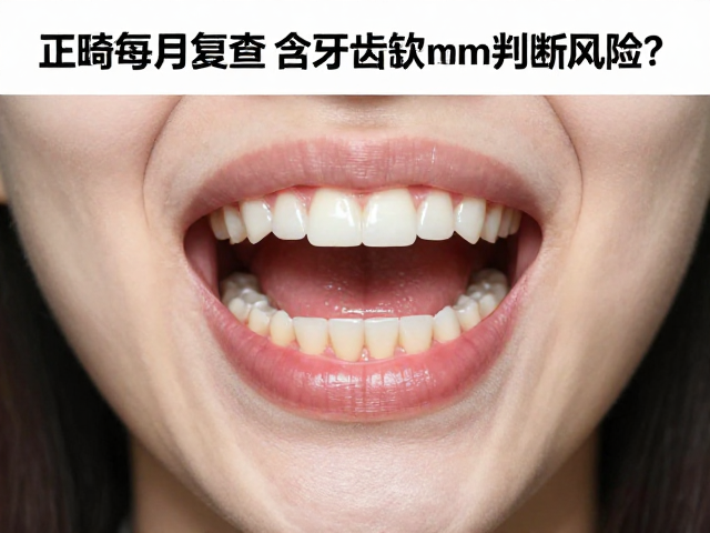 正畸每月复查含牙齿松动检测，如何通过龋坏深度mm判断风险？