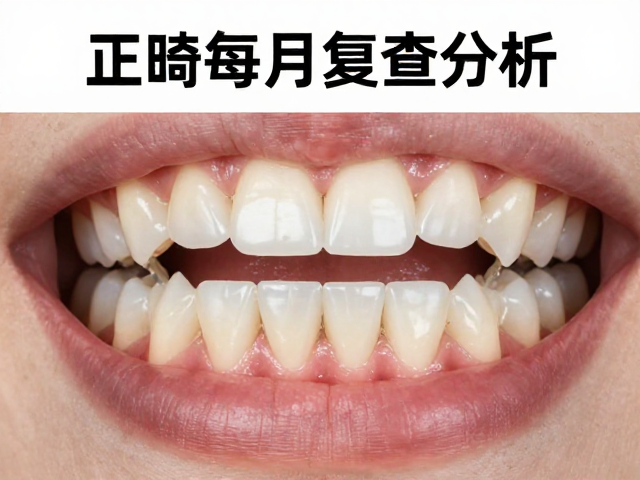 牙齿松动检测与牙列拥挤分析，正畸每月复查指南