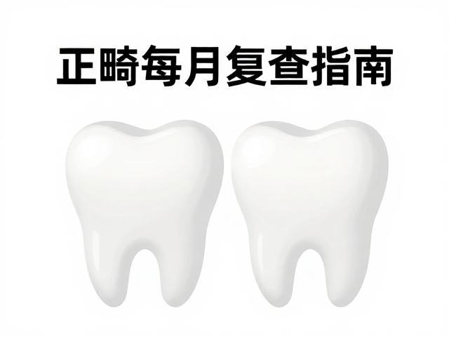 正畸每月复查指南