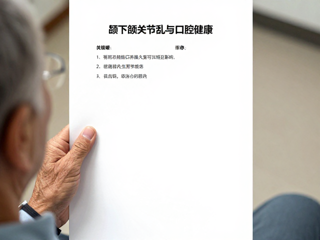 口腔功能与营养摄入的相互影响