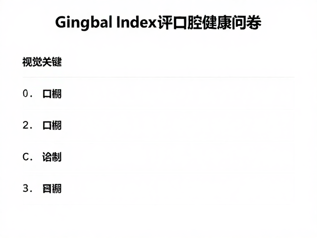 GI评估在长期口腔健康管理中的追踪与反馈