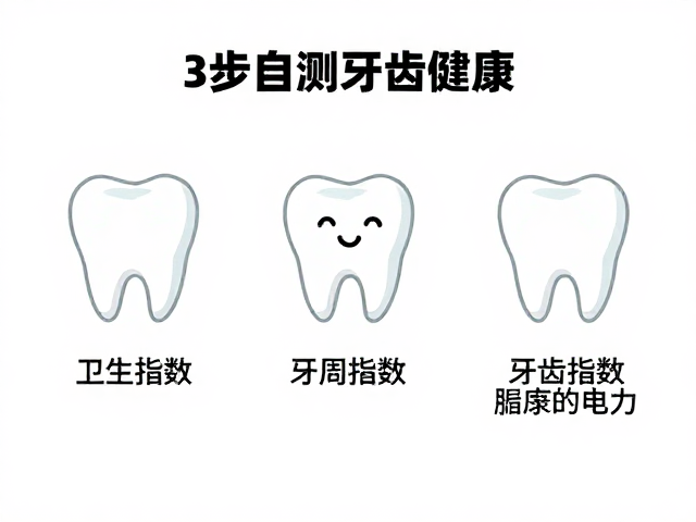口腔健康问卷,结合卫生指数与牙周指数,3步自测牙齿健康