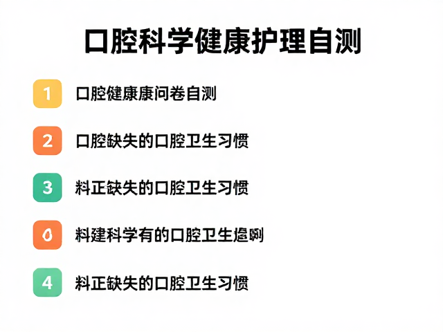 习惯复盘:构建科学的口腔护理闭环