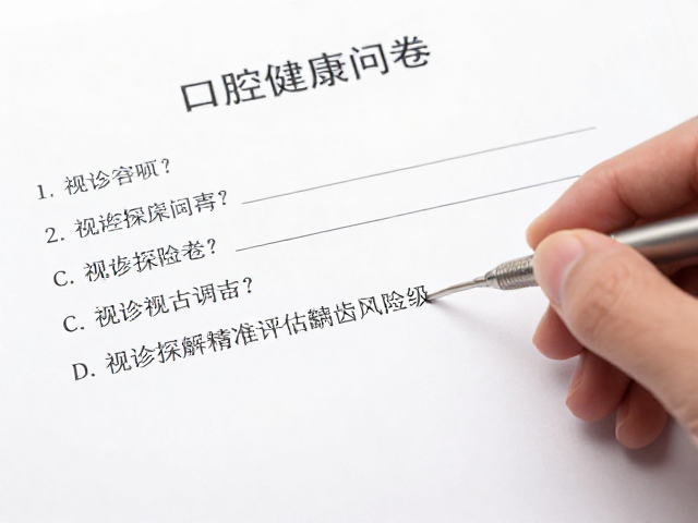 口腔健康问卷,视诊探诊,精准评估龋齿风险等级
