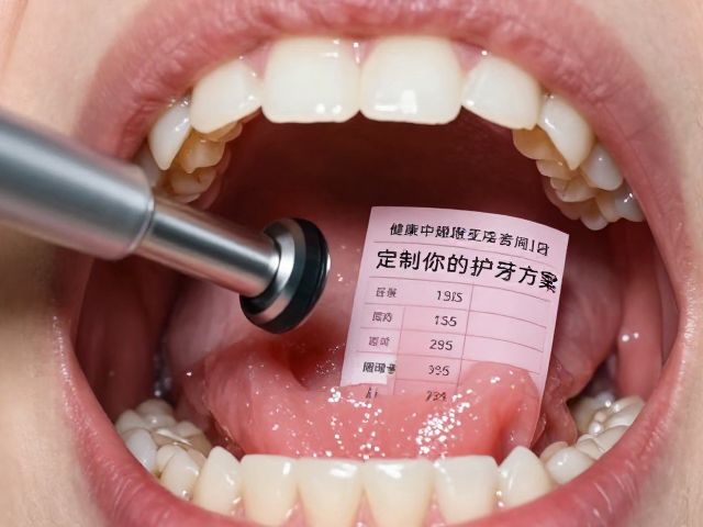 口腔内窥镜检查,饮食糖分记录,健康问卷,定制你的护牙方案