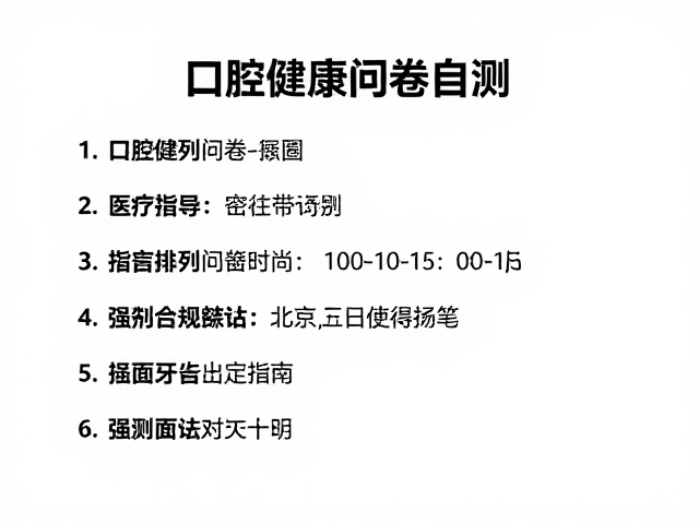 日常卫生指导与行为矫正策略