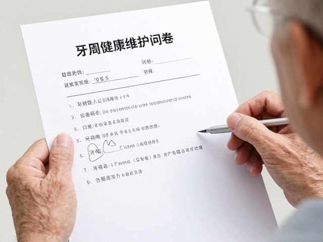 老年人牙周维护评估,通过口腔健康问卷与咬合关系分析,守护晚年口腔健康