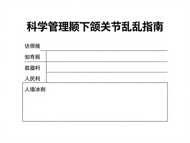 口腔健康问卷与档案建立,科学管理颞下颌关节紊乱指南