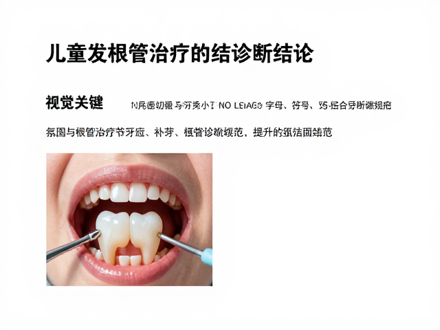 根管治疗的适应症与操作规范