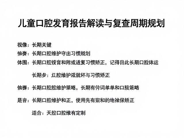 长期口腔维护策略与习惯矫正