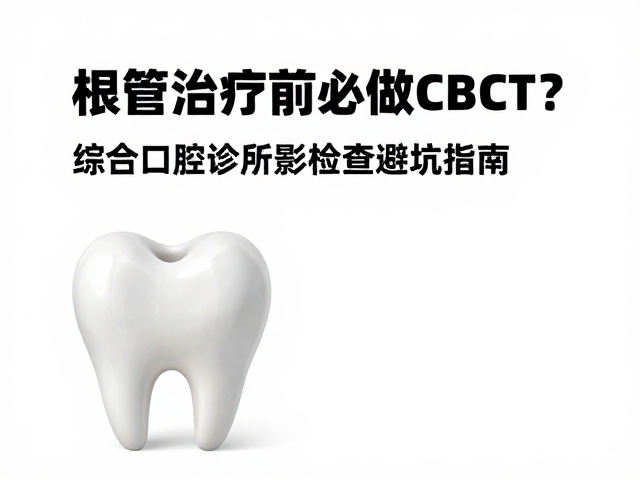 根管治疗前必做CBCT?综合口腔诊所影像检查避坑指南