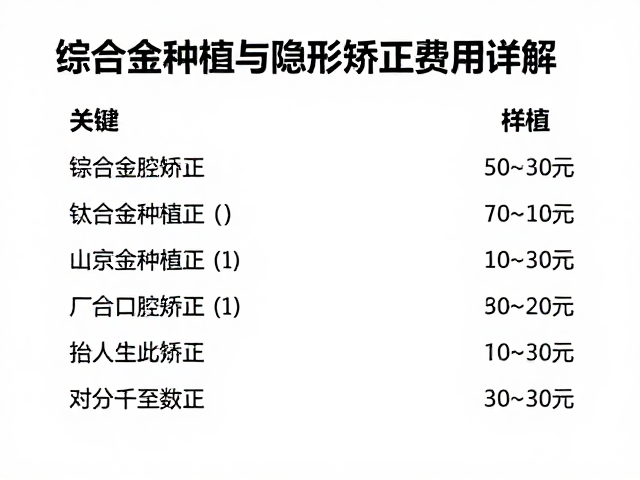 隐形矫正的附加成本与长期维护