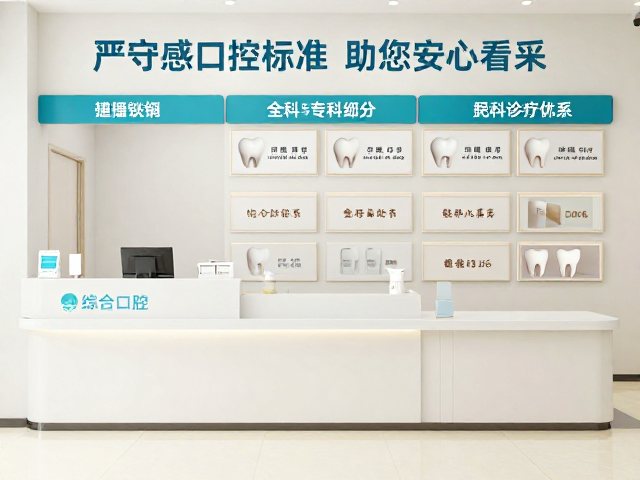 综合口腔门诊部，全科与专科细分，严守感控标准助您安心看牙