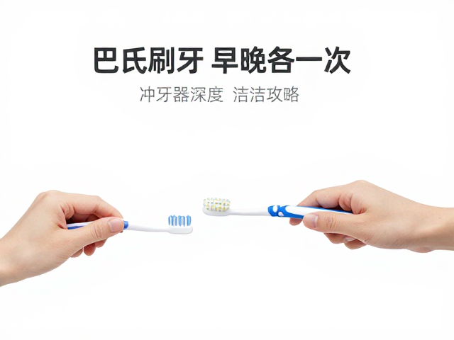 巴氏刷牙法早晚各一次,搭配冲牙器深度清洁攻略