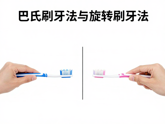 巴氏刷牙法与旋转刷牙法对比,共用牙刷会传染疾病吗?