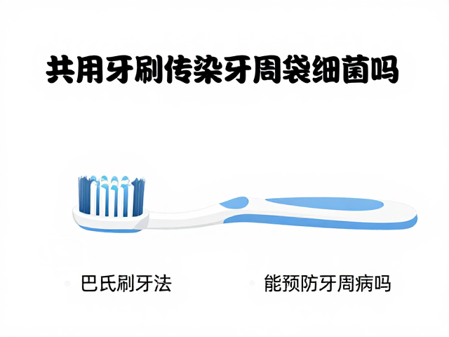 共用牙刷会传染牙周袋细菌吗？巴氏刷牙法能预防牙周病吗？