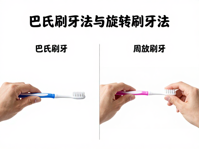 巴氏刷牙法与旋转刷牙法对比，刷牙时间过短无效？正确手法全解析