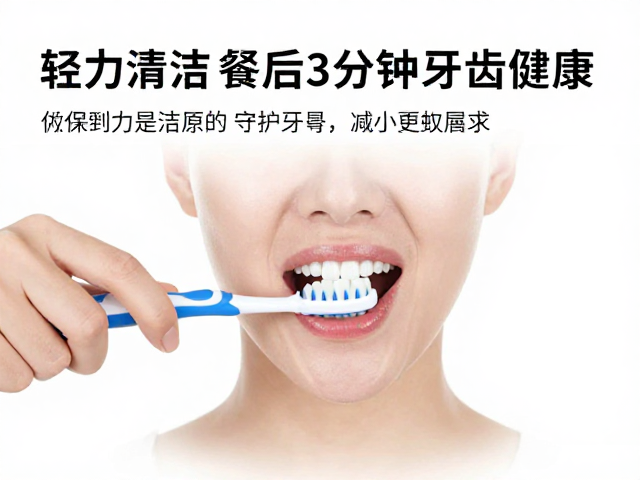巴氏刷牙法,轻力清洁,餐后3分钟守护牙齿健康
