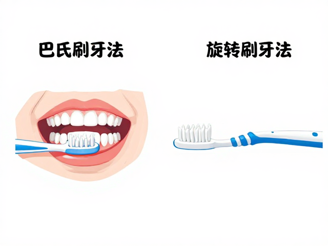 旋转刷牙法的执行逻辑与特点