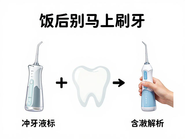 冲牙器的正确使用与场景优势