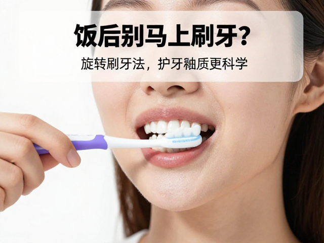 旋转刷牙法的操作细节
