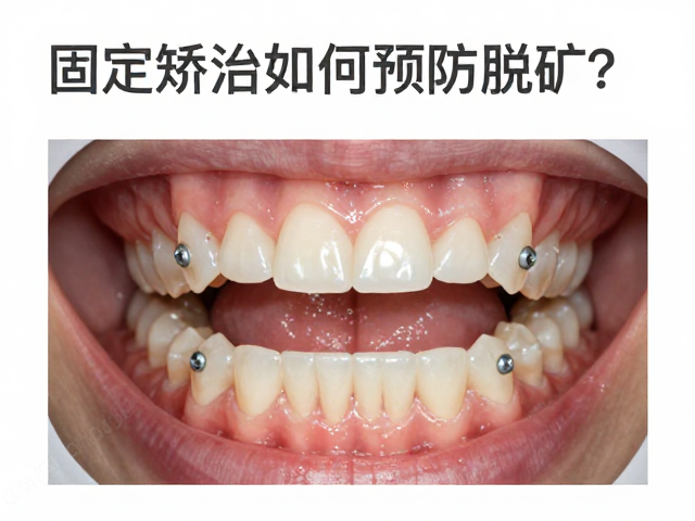 成人常规矫正2-3年,固定矫治如何预防脱矿?