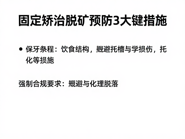 调整饮食结构，规避物理与化学损伤