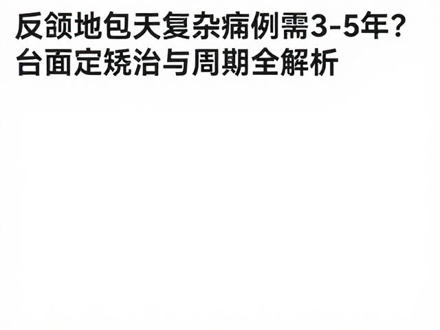 反颌地包天复杂病例需3-5年?固定矫治效果与周期全解析