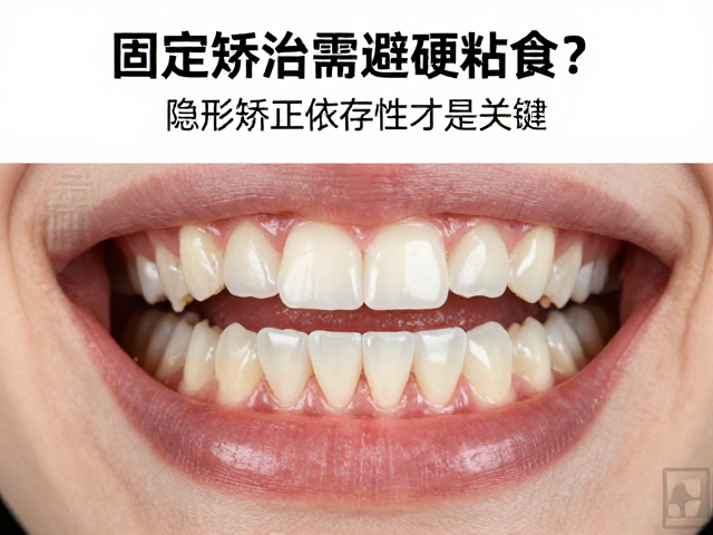 固定矫治需避硬粘食?隐形矫正依从性才是关键
