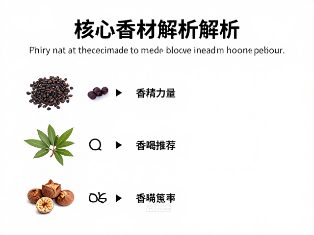 核心香材解析与感官层次体验