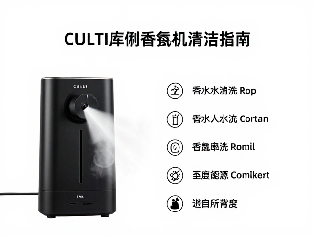 CULTI库俐香氛机水路与雾化片深度清洁