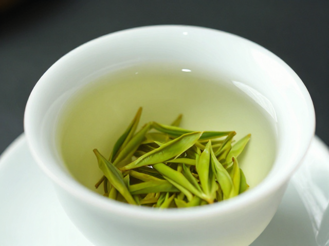 绿茶的宁静舒缓,草本疗愈感,一杯唤醒身心平衡