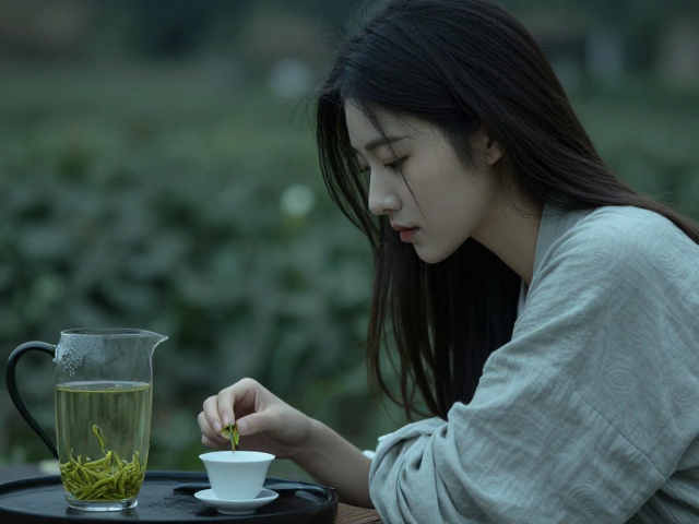 场景融合：清冷茶境下的身心共鸣