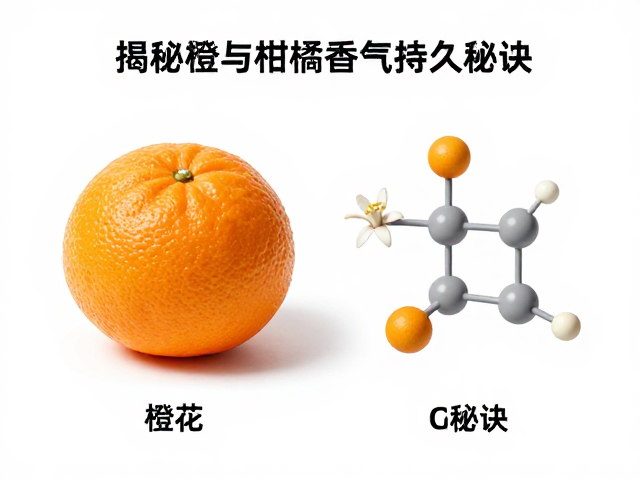 橙花与柑橘香气分子的化学结构与稳定性差异