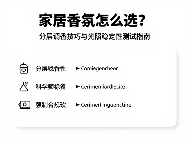 科学筛选香氛的核心指标与验证
