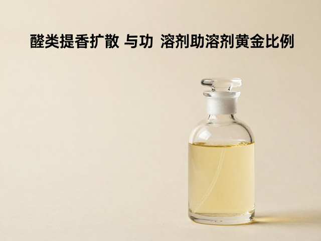 分层调香技巧,醛类提升扩散与溶剂助溶剂黄金比例