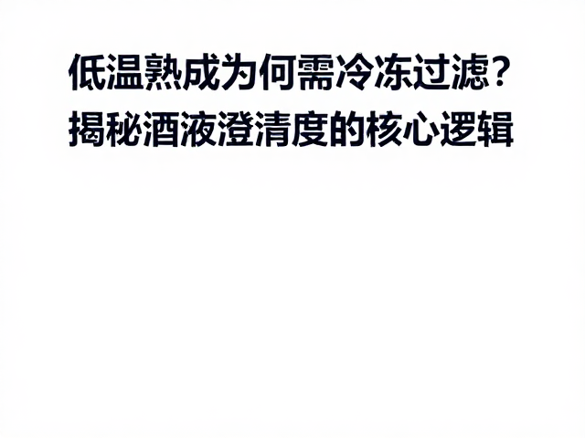 冷冻过滤的技术原理与操作细节