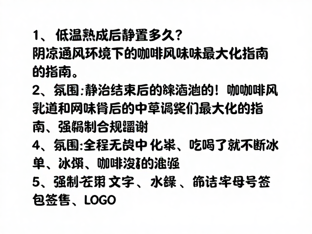 静置结束后的风味验证与冲泡建议