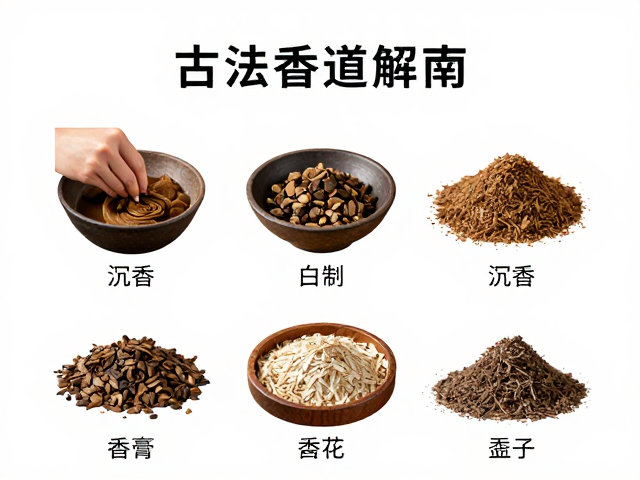 手工制香的材料处理与成型技巧