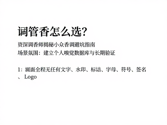 建立个人嗅觉数据库与长期验证
