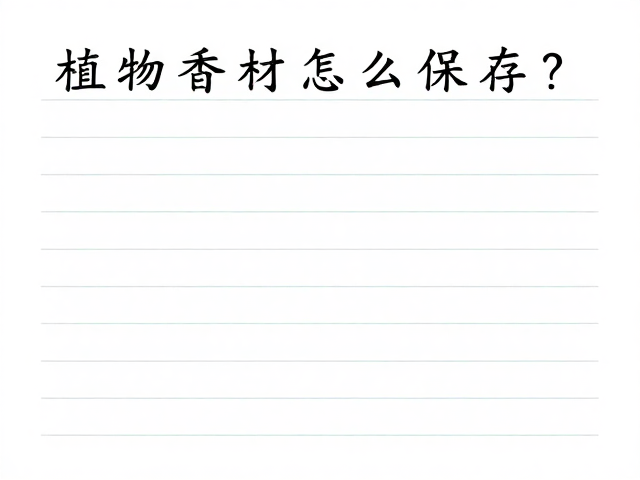 嗅觉笔记:记录与追踪香气演变