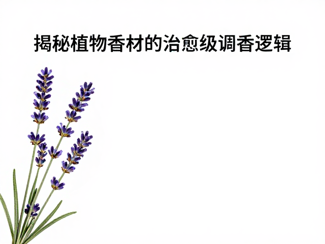 薰衣草配香豆素与没药，揭秘植物香材的治愈级调香逻辑
