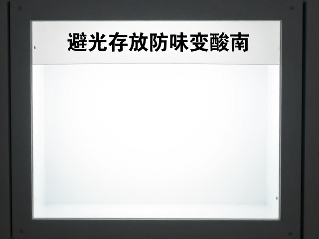 展示柜避光存放防味变酸,专业避强光保存指南