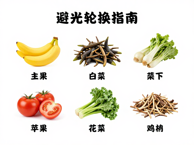 常见食材的避光与轮换指南