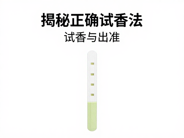 试纸试香前不喷香水，扩散才准？揭秘正确试香法