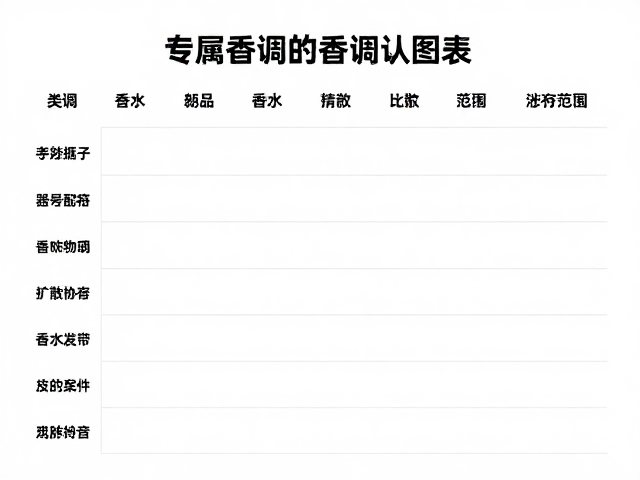 构建个人专属的香调认知图谱