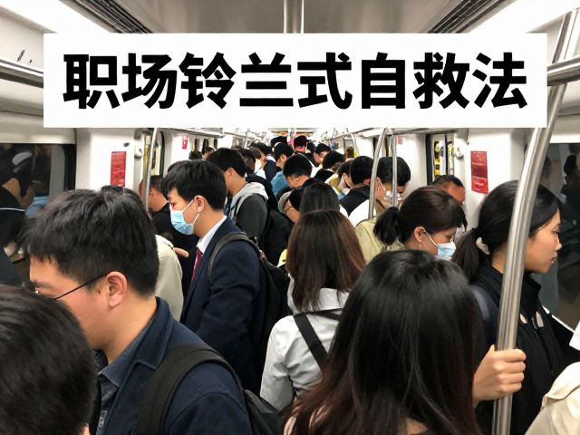 打工人必看，地铁通勤下的职场铃兰式自救法