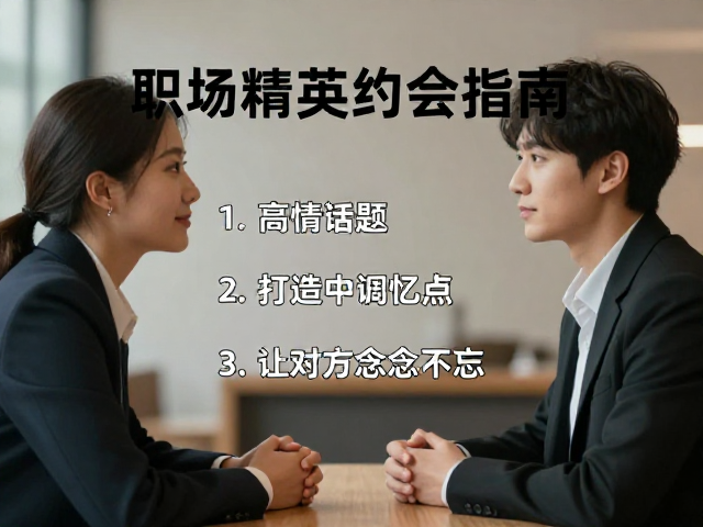 职场精英约会指南,3个高情商话题,打造中调记忆点,让对方念念不忘
