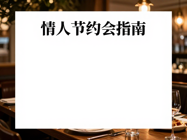 情人节约会指南,精选温暖亲切的节日聚餐餐厅推荐