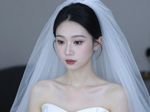 眼妆勾勒清冷疏离神态